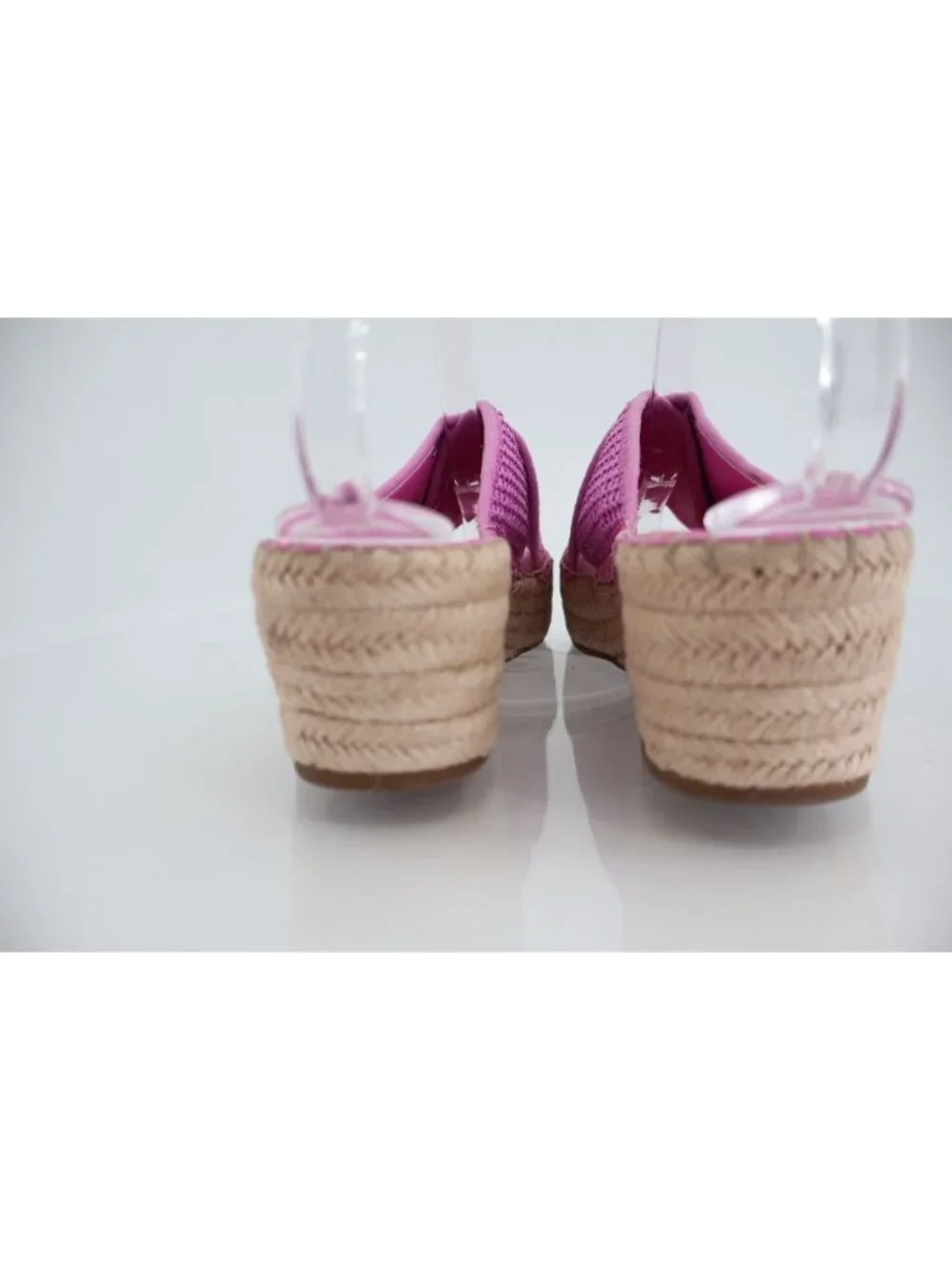 Franco Sarto Women's Pamala Sandal Size 10 Wedge Platform Pink Espadrille